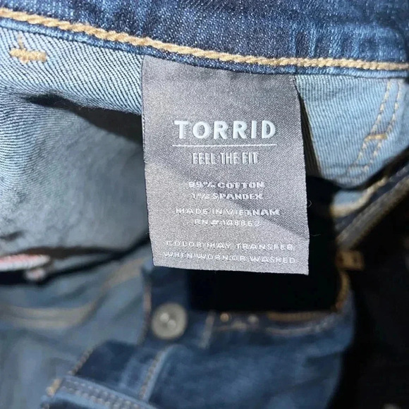 Torrid Perfect Boyfriend Ankle Vintage Stretch Mid-Rise Jean 16R - Picture 5 of 8